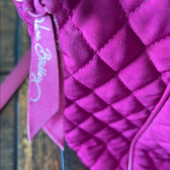 Vera Bradley Pink Quilted Shoulder Bag with Plush Design - Picture 8 of 12